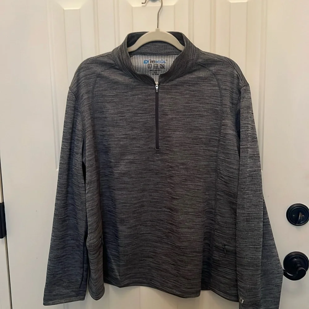 Ibkul quarter zip in gray heather. Like new! Size XXL - Picture 1 of 4